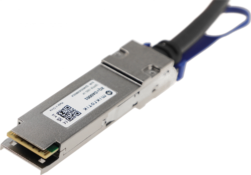 Кабель DAC MikroTik XQ+DA0001 100Гбит/с пассив. 1м черный QSFP28-QSFP28 XQ+DA0001
