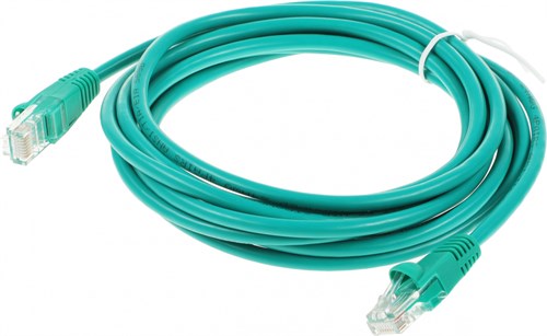 Патч-корд cat.5E molded 3м зеленый RJ-45 (m)-RJ-45 (m) 42414
