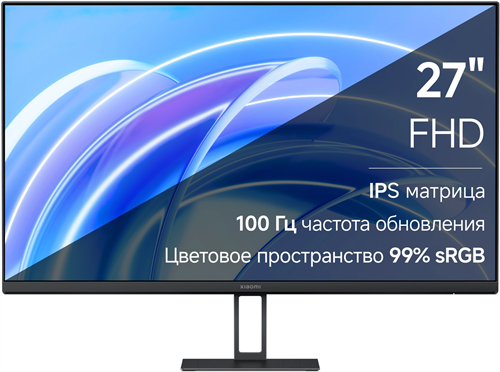 Монитор Xiaomi 27" Monitor A27i черный IPS LED 16:9 HDMI матовая 250cd 178гр/178гр 1920x1080 100Hz D ELA5345EU