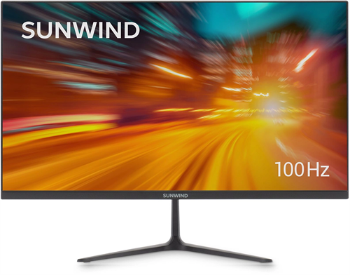 Монитор SunWind 21.5" SM-22FV222 черный VA 5ms 16:9 HDMI матовая 250cd 178гр/178гр 1920x1080 100Hz F SM22VB01
