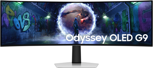 Монитор Samsung 49" Odyssey OLED G9 S49DG934SUXEN серебристый OLED LED 32:9 HDMI полуматовая HAS 250 LS49DG934SUXEN