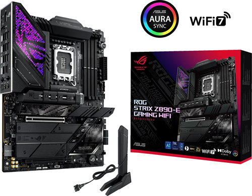 Материнская плата Asus ROG STRIX Z890-E GAMING WIFI Soc-1851 Intel Z890 4xDDR5 ATX AC`97 8ch(7.1) 5G ROG STRIX Z890-E GAMING WIFI
