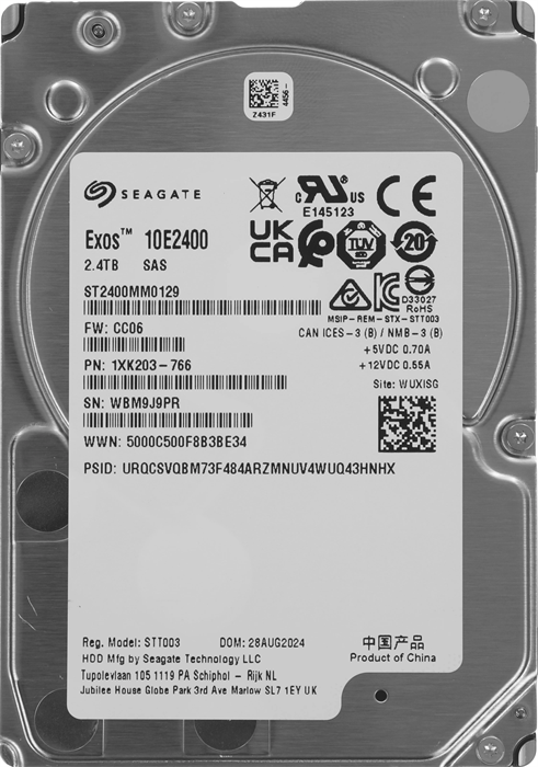 Жесткий диск Seagate SAS 3.0 2400Gb ST2400MM0129 Enterprise Performance (10000rpm) 256Mb 2.5" ST2400MM0129