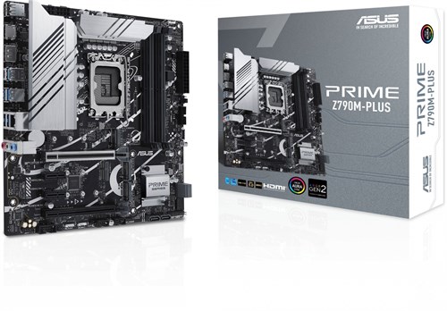 Материнская плата Asus PRIME Z790M-PLUS Soc-1700 Intel Z790 4xDDR5 mATX AC`97 8ch(7.1) GbLAN RAID+HD PRIME Z790M-PLUS