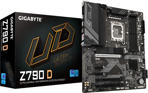 Материнская плата Gigabyte Z790 D Soc-1700 Intel Z790 4xDDR5 ATX AC`97 8ch(7.1) 2.5Gg RAID+HDMI+DP Z790 D