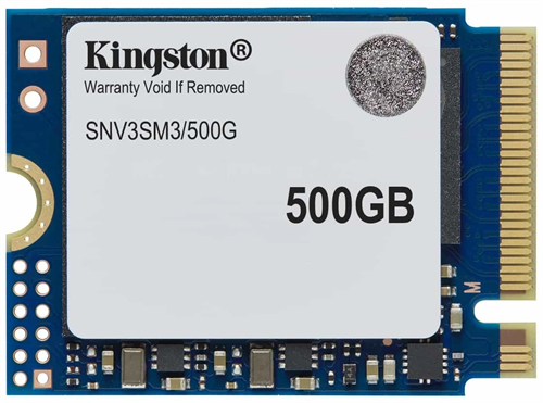Накопитель SSD Kingston PCIe 4.0 x4 500GB SNV3SM3/500G NV3 M.2 2230 SNV3SM3/500G