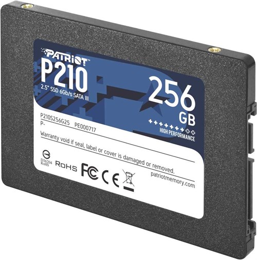 Накопитель SSD Patriot SATA-III 256GB P210S256G25 P210 2.5" P210S256G25