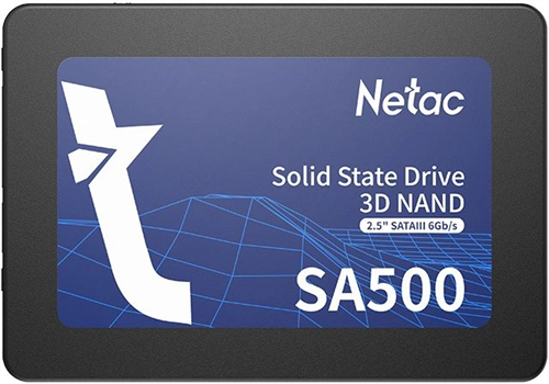 Накопитель SSD Netac SATA-III 480GB NT01SA500-480-S3X SA500 2.5" NT01SA500-480-S3X
