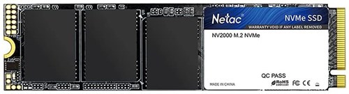 Накопитель SSD Netac PCIe 3.0 x4 512GB NT01NV2000-512-E4X NV2000 M.2 2280 NT01NV2000-512-E4X