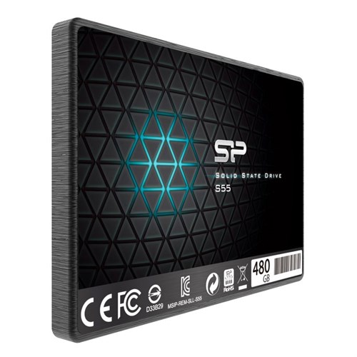 Накопитель SSD Silicon Power SATA-III 480GB SP480GBSS3S55S25 Slim S55 2.5" SP480GBSS3S55S25