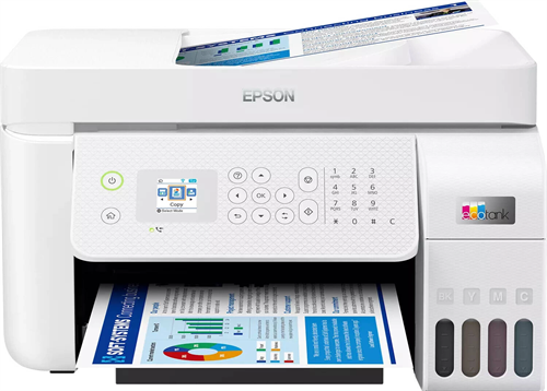 МФУ струйный Epson EcoTank L5296 (C11CJ65411) A4 WiFi белый C11CJ65411