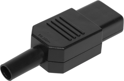 Вилка Lanmaster LAN-IEC-320-C13 (упак.:1шт) 1м черный LAN-IEC-320-C13