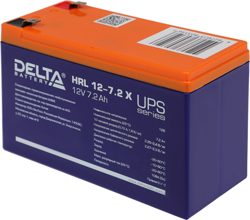 Батарея для ИБП Delta HRL 12-7.2 X 12В 7.2Ач HRL 12-7.2 X