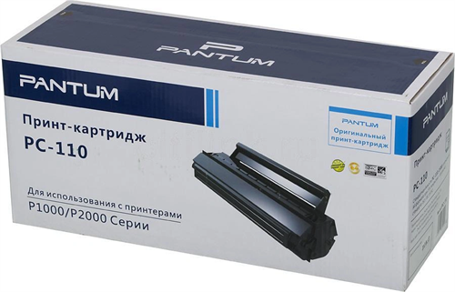 Картридж лазерный Pantum PC-110 черный бар.в компл. (1500стр.) для Pantum P1000/2000/P2050/5000/5005 PC-110