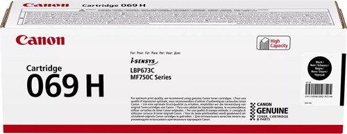 Картридж лазерный Canon 069HBK 5098C002/004 черный бар.в компл. (7600стр.) для Canon MF752Cdw/MF754C 5098C002/004