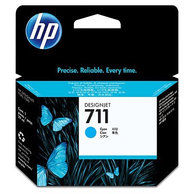 Картридж струйный HP 711 CZ130A голубой (29мл) для HP DJ T120/T520 CZ130A