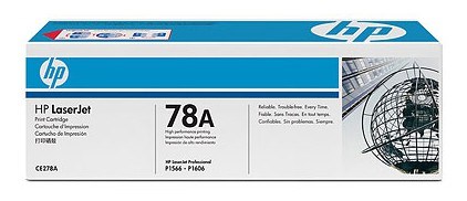 Картридж лазерный HP 78A CE278A черный бар.в компл. (2100стр.) для HP LJ P1566/P1606w/M1536 CE278A