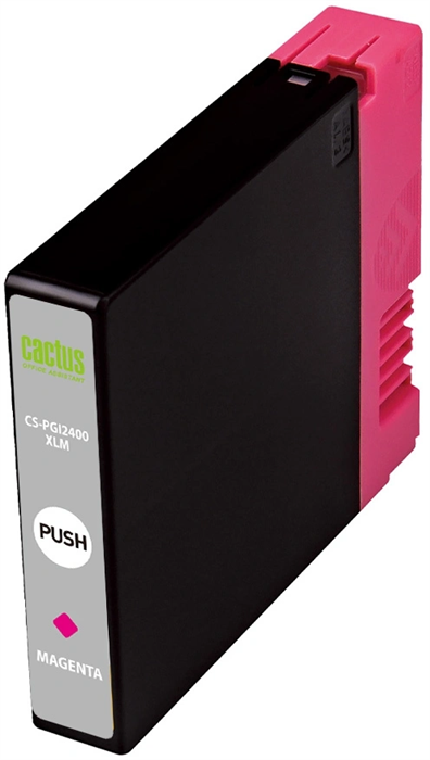 Картридж струйный Cactus CS-PGI2400XLM PGI-2400XLM пурп.пигм. (20.4мл) для Canon MAXIFY iB4040/ МВ50 CS-PGI2400XLM