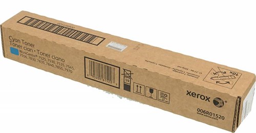Картридж лазерный Xerox 006R01520 голубой (15000стр.) для Xerox WC7545/7556 006R01520