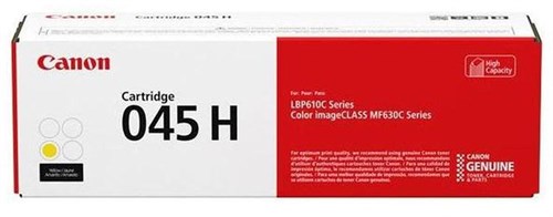 Картридж лазерный Canon 045HY 1243C002 желтый бар.в компл. (2200стр.) для Canon i-SENSYS MF630 1243C002