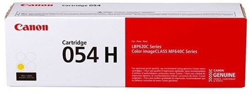 Картридж лазерный Canon 054HY 3025C002 желтый бар.в компл. (2300стр.) для Canon MF645Cx/MF643Cdw/MF6 3025C002