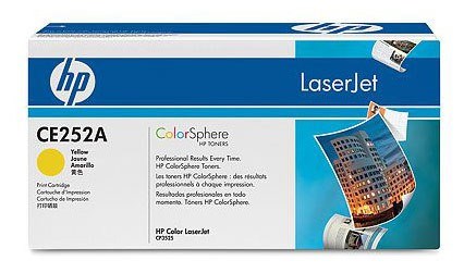 Картридж лазерный HP 504A CE252A желтый бар.в компл. (7000стр.) для HP CM3530/CP3525 CE252A