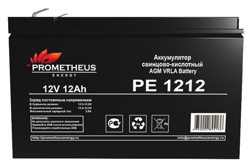 Батарея для ИБП Prometheus Energy PE 1212 12В 12Ач PE 1212