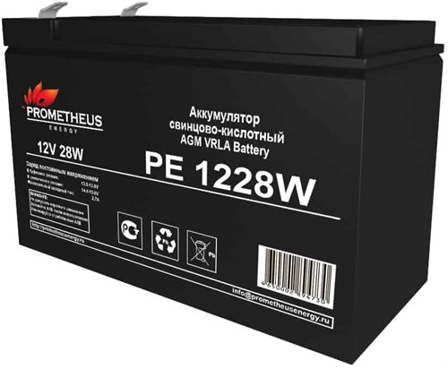 Батарея для ИБП Prometheus Energy PE 1228W 12В 7Ач PE 1228 W