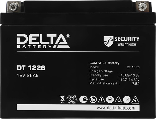 Батарея для ИБП Delta DT 1226 12В 26Ач DT 1226