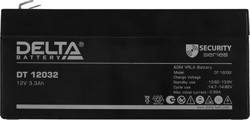 Батарея для ИБП Delta DT 12032 12В 3.3Ач DT 12032