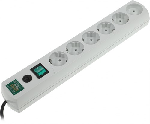 Сетевой фильтр Most RG-U 1.5м (6 розеток) белый (коробка) МОST RG-U 1.5М