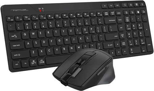 Клавиатура + мышь A4Tech Fstyler FB2800C Air2 клав:черный/серый мышь:черный/серый USB беспроводная B FB2800C AIR2