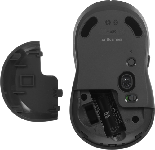 Клавиатура + мышь Logitech MK650 клав:графитовый мышь:черный/серый USB беспроводная Bluetooth/Радио  920-011013