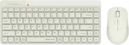 Клавиатура + мышь A4Tech Fstyler FG2200 Air2 клав:бежевый мышь:бежевый USB беспроводная slim (FG2200 FG2200 AIR2 BEIGE