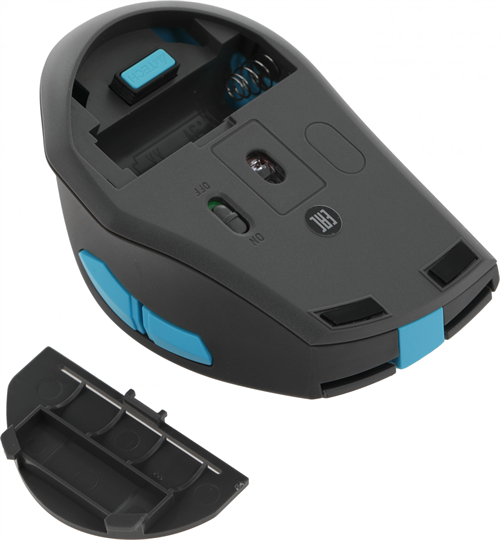 Мышь A4Tech Fstyler FG30S серый/синий оптическая 2000dpi silent беспров. USB 5but (FG30S BLUE) FG30S BLUE