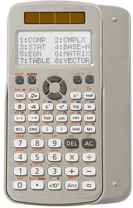 Калькулятор научный Deli ED991ES серый 10+2-разр. ED991ES GREY