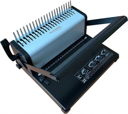 Переплетчик Gladwork iBind M-20 (IBIND M-20) A4/перф.20л.сшив/макс.450л./пластик.пруж. (6-51мм) IBIND M-20