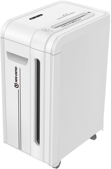 Шредер New United Etalon ET-25C Force белый (секр.P-4) фрагменты 22лист. 34лтр. скрепки скобы пл.кар ETALON ET-25C FORCE