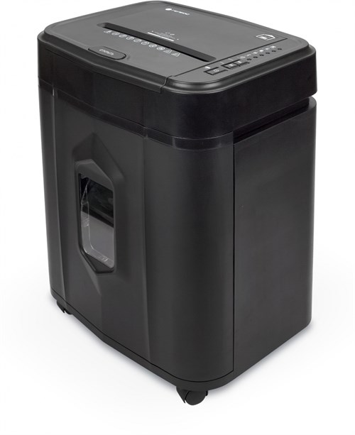 Шредер Heleos АП20-4 черный с автоподачей (секр.P-4) фрагменты 131лист. 20лтр. скрепки скобы пл.карт АП20-4