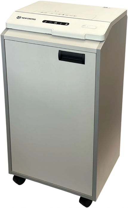 Шредер New United Respect 230М.70 серый (секр.P-5) фрагменты 25лист. 70лтр. скрепки скобы пл.карты C RESPECT 230М.70