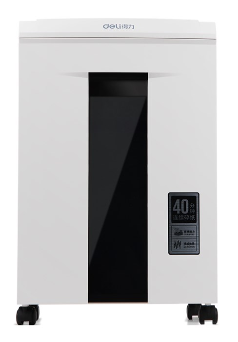 Шредер Deli 9912 (секр.P-5) фрагменты 6лист. 20лтр. скрепки скобы пл.карты CD 9912