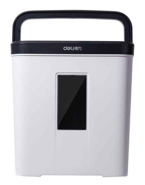 Шредер Deli E9939 белый (секр.P-4) фрагменты 5лист. 12лтр. скобы E9939