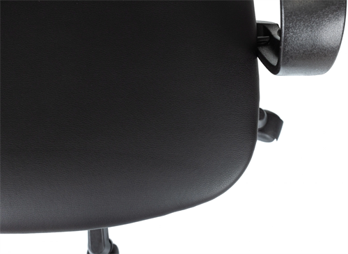 Кресло Бюрократ CH-695N черный экокожа крестов. пластик CH-695N/BLACK-PU