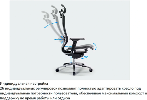 Кресло Метта Samurai S-1 черный сиденье черный сетка с подголов. крестов. металл хром Z5.2.1.49