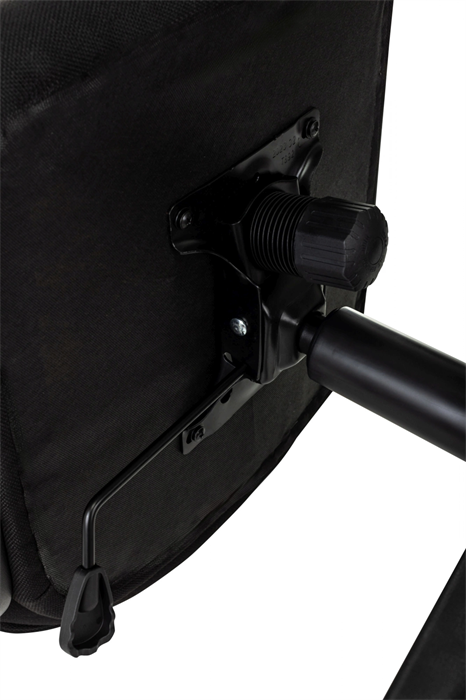 Кресло руководителя Бюрократ CH 002 Fabric черный 3C11 крестов. пластик CH 002 3C11