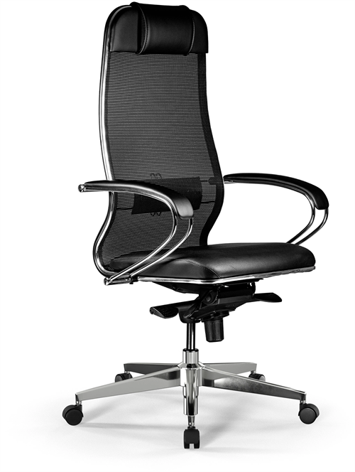 Кресло Метта Comfort S Infinity Easy Clean сет./экокожа с подголов. крестов. металл хром (комплект 1 Z509325745