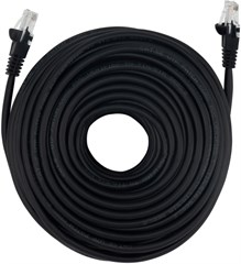 Патч-корд Buro UTP 4 пары cat.5E CCA molded 25м черный RJ-45 (m)-RJ-45 (m) 42024