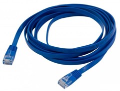 Патч-корд cat.5E molded 1м синий RJ-45 (m)-RJ-45 (m) (упак.:1шт) 42056