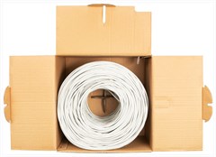 Кабель сетевой Buro BU-CCA-050FTP FTP 4 пары cat.5E solid 0.50мм CCA 305м серый BU-CCA-050FTP