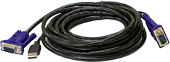 Кабель KVM Origo OKVMCU5 5м черный VGA-USB (m) (OKVMCU5/A1A) OKVMCU5/A1A
